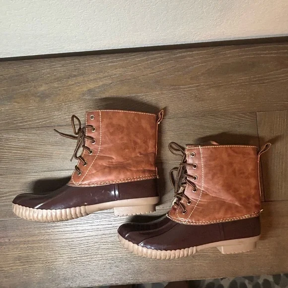 YOKI Duck Rain Boots – Waterproof – Women’s Size 8 (approx. 10" in length) - Picture 5 of 16